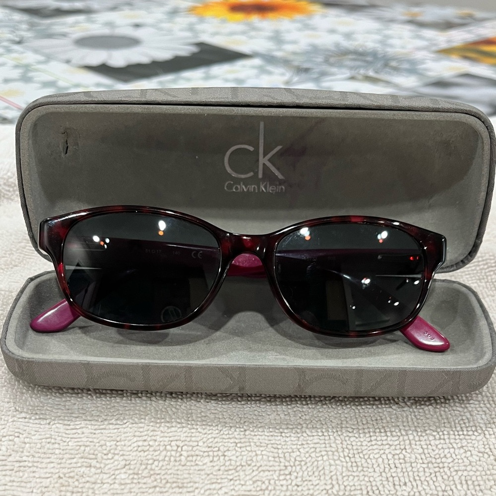 Calvin Klein CK5733 Glasses Purple Tortoise Frame.